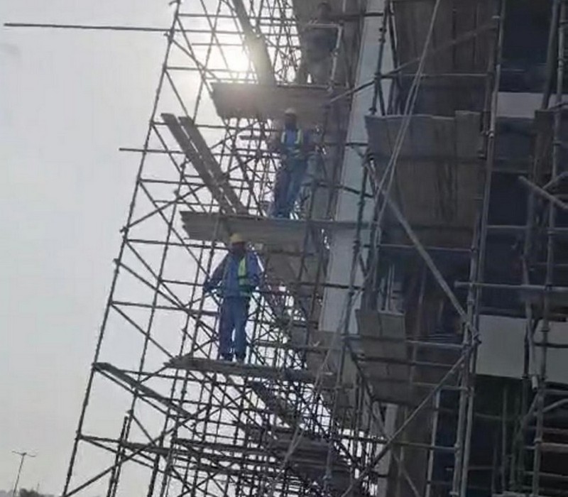 Erection and Dismantle bika scaffolding